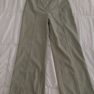 7 For All Mankind Wide Leg Pants - Green